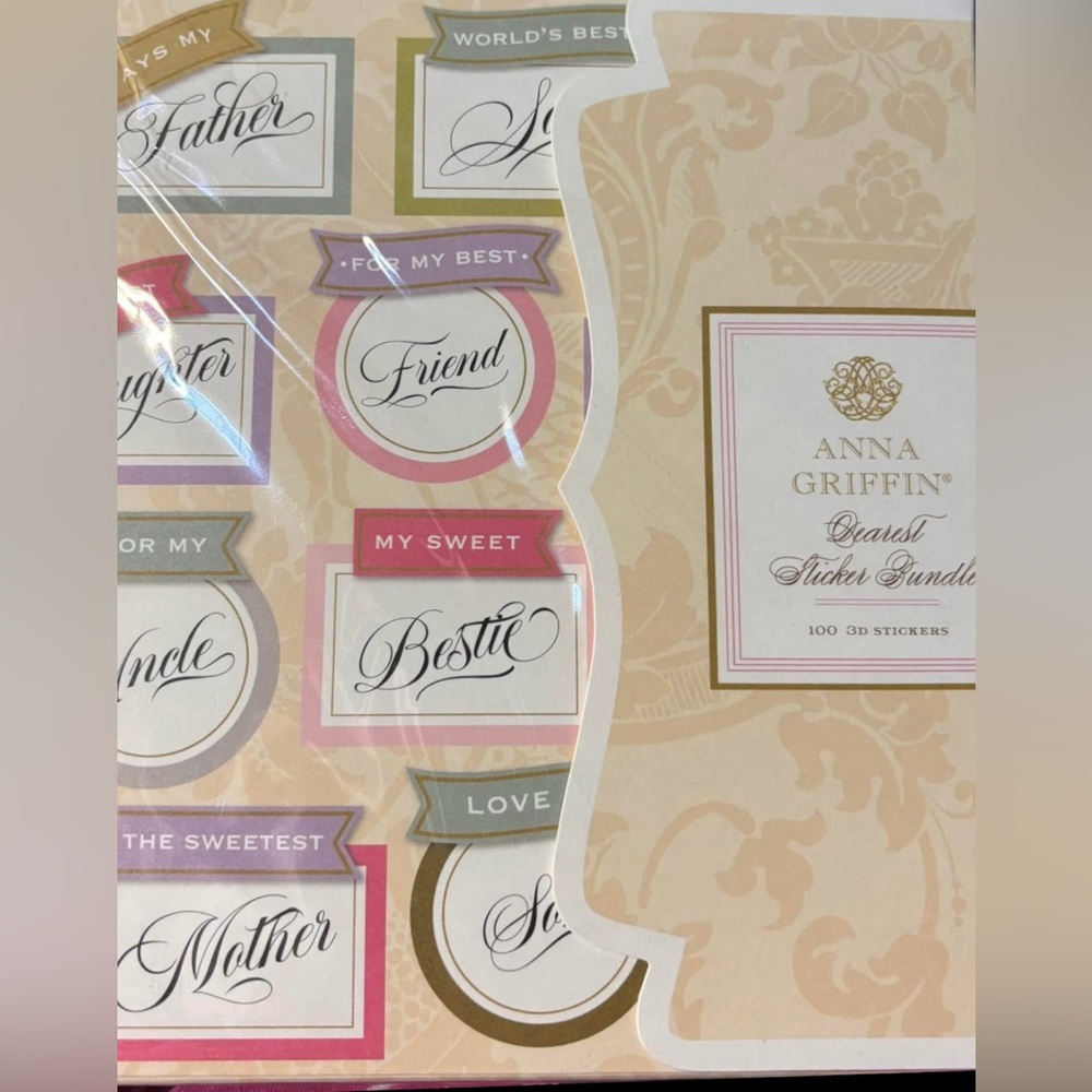 Anna Griffin Dearest 3D Sticker Bundle (100)